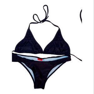 Maya black swimming top and bottom small